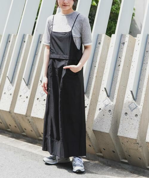 URBAN RESEARCH DOORS / アーバンリサーチ ドアーズ ワンピース | FORK&SPOON　5ポケットジャンパースカート（ブラック）