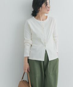 URBAN RESEARCH DOORS / アーバンリサーチ ドアーズ カーディガン・ボレロ | リブボタンカットカーディガン