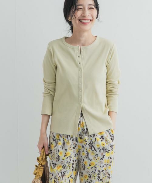 URBAN RESEARCH DOORS / アーバンリサーチ ドアーズ カーディガン・ボレロ | リブボタンカットカーディガン | 詳細6