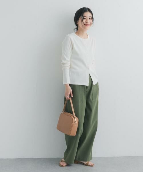 URBAN RESEARCH DOORS / アーバンリサーチ ドアーズ カーディガン・ボレロ | リブボタンカットカーディガン | 詳細24