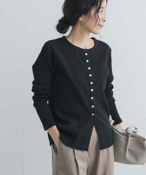 URBAN RESEARCH DOORS / アーバンリサーチ ドアーズ カーディガン・ボレロ | リブボタンカットカーディガン | 詳細27