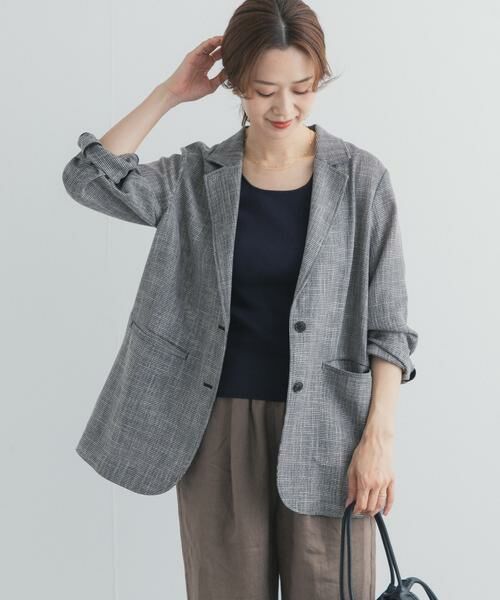 URBAN RESEARCH DOORS / アーバンリサーチ ドアーズ その他アウター | カラミニュアンスジャケット（グレー系その他）