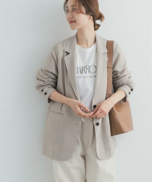 URBAN RESEARCH DOORS / アーバンリサーチ ドアーズ その他アウター | カラミニュアンスジャケット（ベージュ系その他）