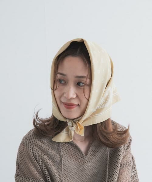 URBAN RESEARCH DOORS / アーバンリサーチ ドアーズ バンダナ・スカーフ | 大判ペイズリースカーフ | 詳細8