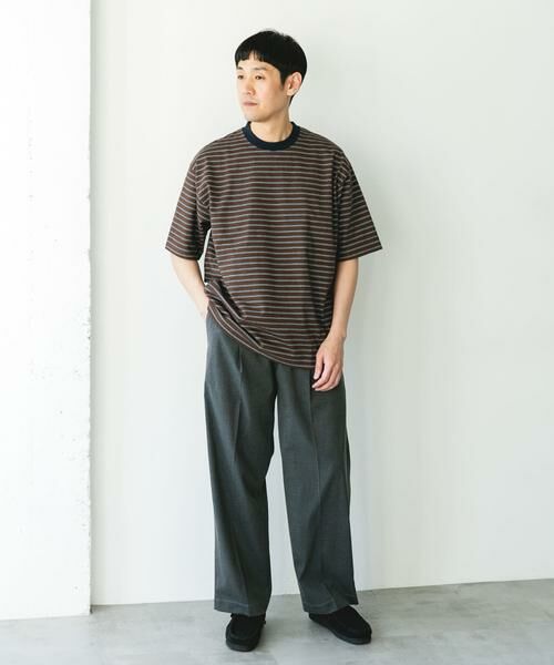 URBAN RESEARCH DOORS / アーバンリサーチ ドアーズ Tシャツ | プレーティングマルチボーダーTシャツ | 詳細10