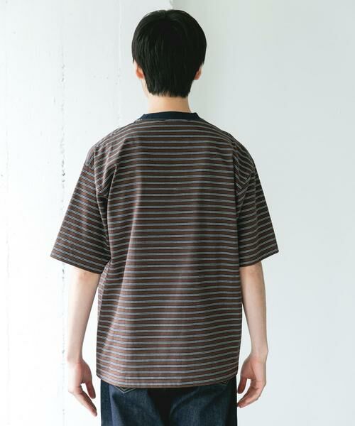 URBAN RESEARCH DOORS / アーバンリサーチ ドアーズ Tシャツ | プレーティングマルチボーダーTシャツ | 詳細14