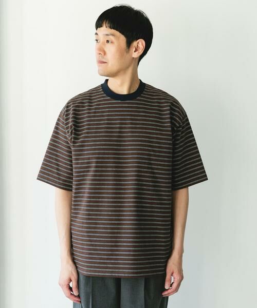 URBAN RESEARCH DOORS / アーバンリサーチ ドアーズ Tシャツ | プレーティングマルチボーダーTシャツ | 詳細15