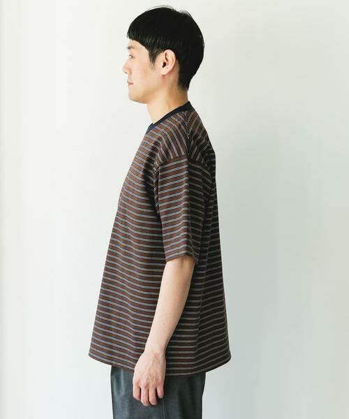 URBAN RESEARCH DOORS / アーバンリサーチ ドアーズ Tシャツ | プレーティングマルチボーダーTシャツ | 詳細16