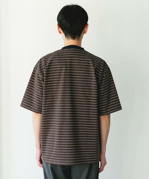 URBAN RESEARCH DOORS / アーバンリサーチ ドアーズ Tシャツ | プレーティングマルチボーダーTシャツ | 詳細17