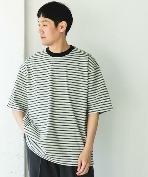 URBAN RESEARCH DOORS / アーバンリサーチ ドアーズ Tシャツ | プレーティングマルチボーダーTシャツ | 詳細29