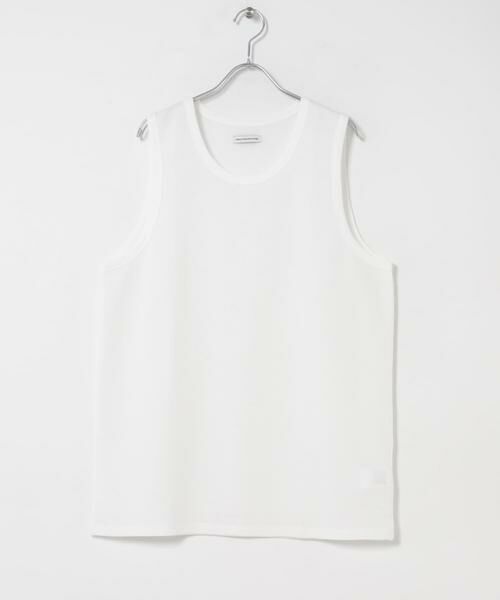 URBAN RESEARCH DOORS / アーバンリサーチ ドアーズ タンクトップ | 吸水速乾ワッフルタンクトップ（ホワイト）