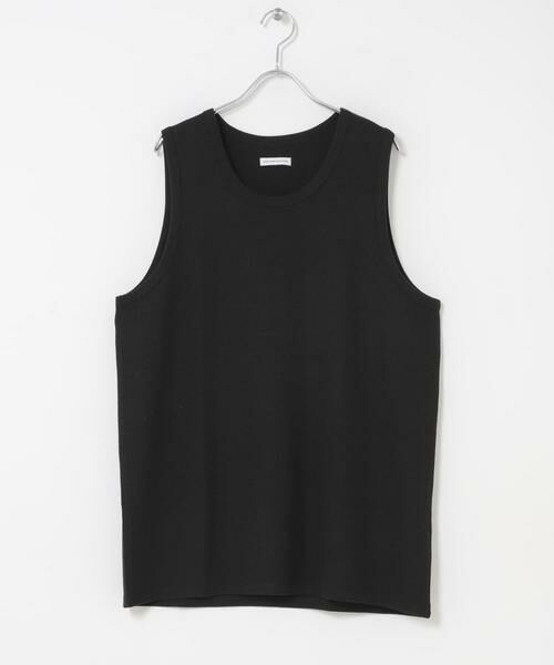 URBAN RESEARCH DOORS / アーバンリサーチ ドアーズ タンクトップ | 吸水速乾ワッフルタンクトップ（ブラック）