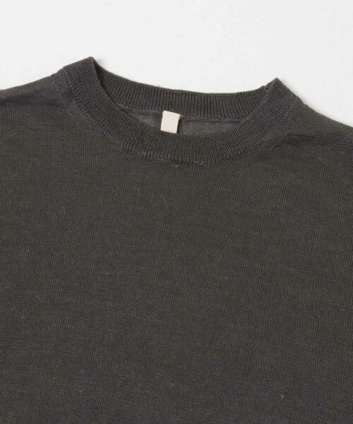 URBAN RESEARCH DOORS / アーバンリサーチ ドアーズ ニット・セーター | Ramie High Gauge Crew-Neck Knit | 詳細7