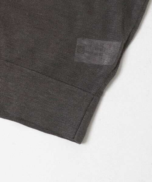 URBAN RESEARCH DOORS / アーバンリサーチ ドアーズ ニット・セーター | Ramie High Gauge Crew-Neck Knit | 詳細8