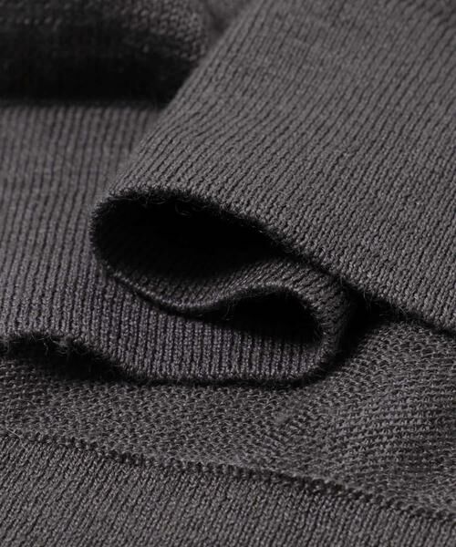 URBAN RESEARCH DOORS / アーバンリサーチ ドアーズ ニット・セーター | Ramie High Gauge Crew-Neck Knit | 詳細10