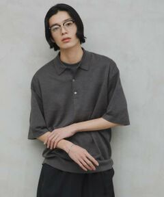 URBAN RESEARCH DOORS / アーバンリサーチ ドアーズ ポロシャツ | Ramie High Gauge KnitPolo