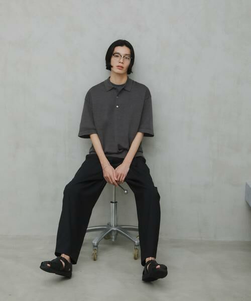 URBAN RESEARCH DOORS / アーバンリサーチ ドアーズ ポロシャツ | Ramie High Gauge KnitPolo | 詳細13