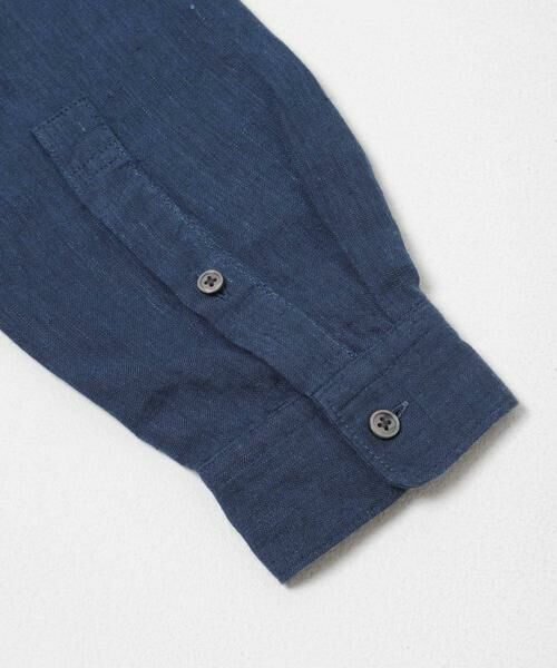 URBAN RESEARCH DOORS / アーバンリサーチ ドアーズ シャツ・ブラウス | シルケットリネン バンドカラーロングスリーブシャツ | 詳細8