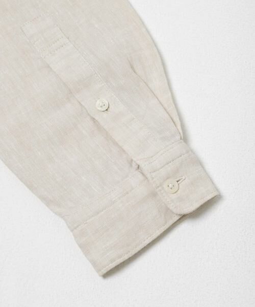 URBAN RESEARCH DOORS / アーバンリサーチ ドアーズ シャツ・ブラウス | シルケットリネン バンドカラーロングスリーブシャツ | 詳細15