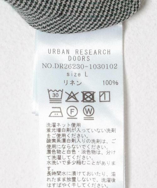 URBAN RESEARCH DOORS / アーバンリサーチ ドアーズ シャツ・ブラウス | シルケットリネン バンドカラーロングスリーブシャツ | 詳細30