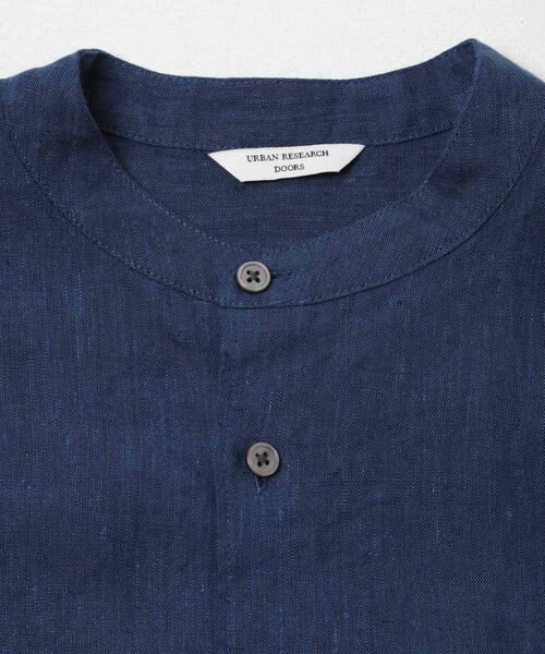 URBAN RESEARCH DOORS / アーバンリサーチ ドアーズ シャツ・ブラウス | シルケットリネン バンドカラーショートスリーブシャツ | 詳細21