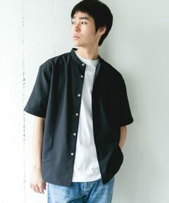 URBAN RESEARCH DOORS / アーバンリサーチ ドアーズ シャツ・ブラウス | セオアルファバンドカラーショートスリーブシャツ