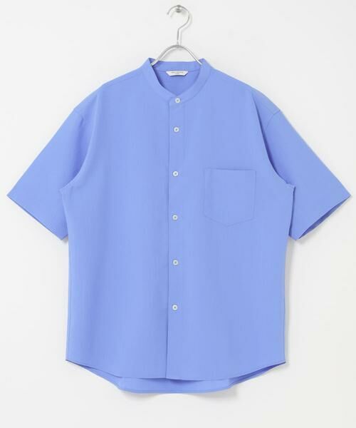 URBAN RESEARCH DOORS / アーバンリサーチ ドアーズ シャツ・ブラウス | セオアルファバンドカラーショートスリーブシャツ | 詳細3