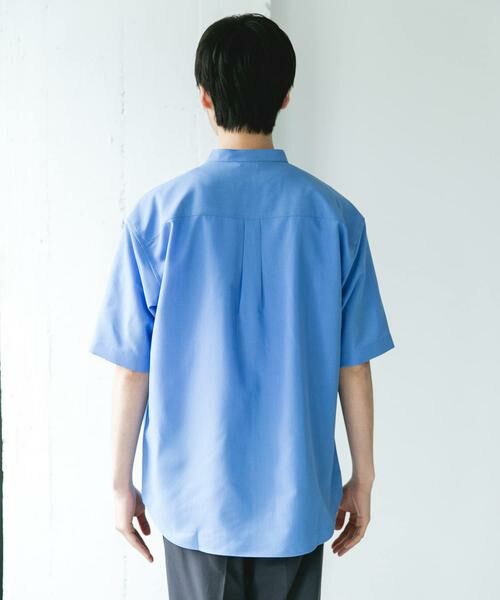 URBAN RESEARCH DOORS / アーバンリサーチ ドアーズ シャツ・ブラウス | セオアルファバンドカラーショートスリーブシャツ | 詳細21