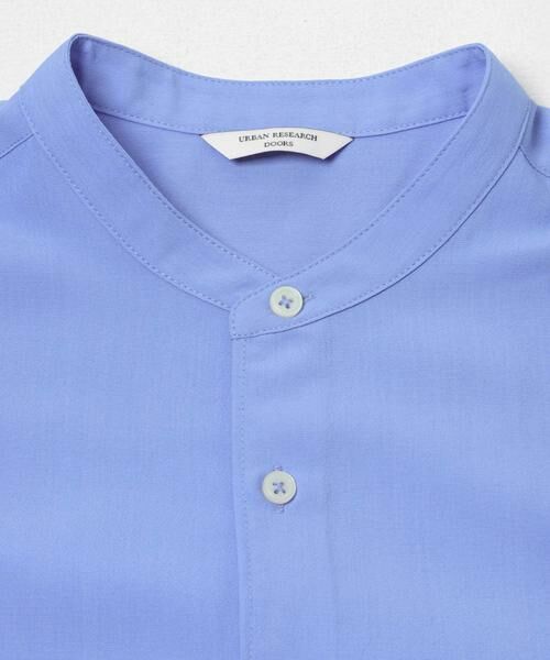 URBAN RESEARCH DOORS / アーバンリサーチ ドアーズ シャツ・ブラウス | セオアルファバンドカラーショートスリーブシャツ | 詳細4