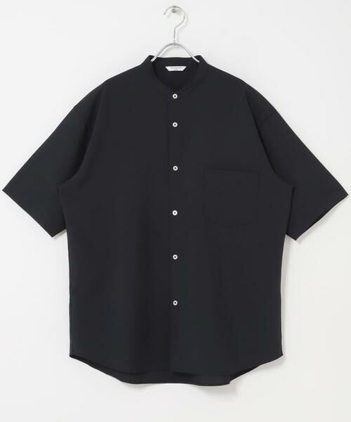 URBAN RESEARCH DOORS / アーバンリサーチ ドアーズ シャツ・ブラウス | セオアルファバンドカラーショートスリーブシャツ | 詳細5