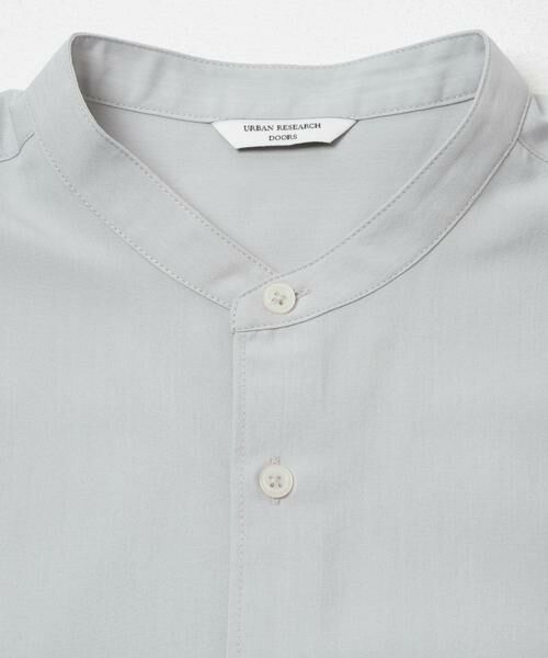 URBAN RESEARCH DOORS / アーバンリサーチ ドアーズ シャツ・ブラウス | セオアルファバンドカラーショートスリーブシャツ | 詳細13