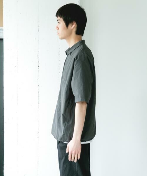 URBAN RESEARCH DOORS / アーバンリサーチ ドアーズ シャツ・ブラウス | フルダルナイロンハーフジップアクティブプルオーバー | 詳細9