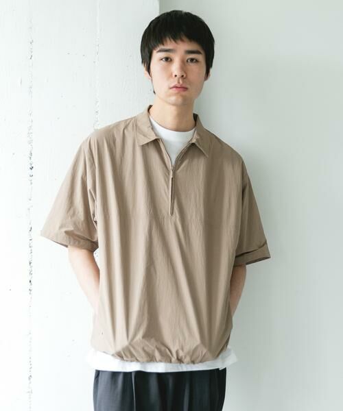 URBAN RESEARCH DOORS / アーバンリサーチ ドアーズ シャツ・ブラウス | フルダルナイロンハーフジップアクティブプルオーバー | 詳細21