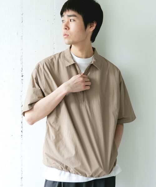 URBAN RESEARCH DOORS / アーバンリサーチ ドアーズ シャツ・ブラウス | フルダルナイロンハーフジップアクティブプルオーバー | 詳細22