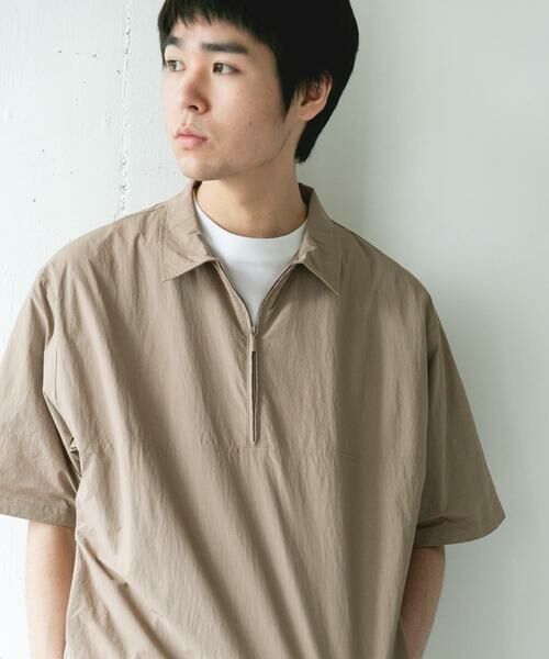 URBAN RESEARCH DOORS / アーバンリサーチ ドアーズ シャツ・ブラウス | フルダルナイロンハーフジップアクティブプルオーバー | 詳細24