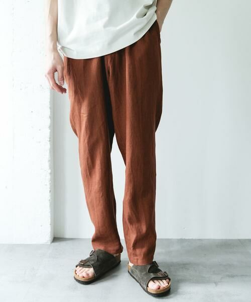 URBAN RESEARCH DOORS / アーバンリサーチ ドアーズ その他パンツ | シルケットリネン イージートラウザー | 詳細2