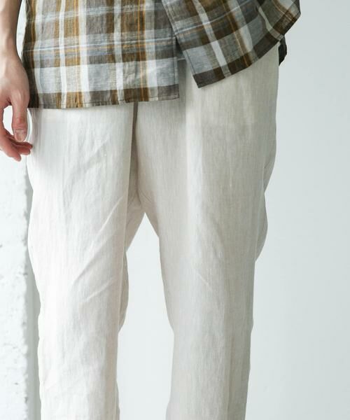 URBAN RESEARCH DOORS / アーバンリサーチ ドアーズ その他パンツ | シルケットリネン イージートラウザー | 詳細12