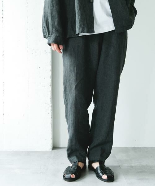 URBAN RESEARCH DOORS / アーバンリサーチ ドアーズ その他パンツ | シルケットリネン イージートラウザー | 詳細16