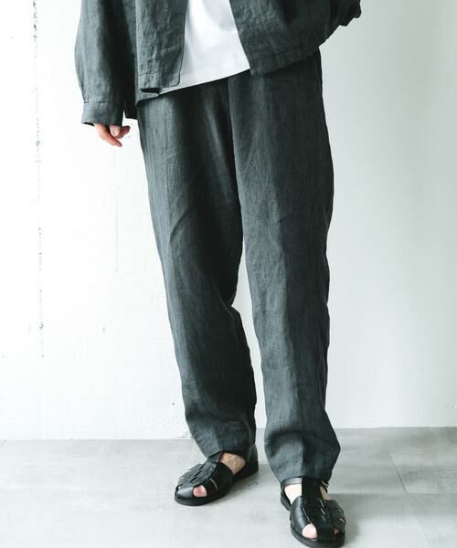 URBAN RESEARCH DOORS / アーバンリサーチ ドアーズ その他パンツ | シルケットリネン イージートラウザー | 詳細18