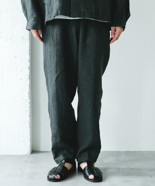 URBAN RESEARCH DOORS / アーバンリサーチ ドアーズ その他パンツ | シルケットリネン イージートラウザー | 詳細22