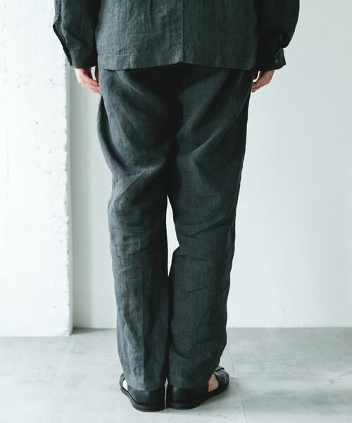 URBAN RESEARCH DOORS / アーバンリサーチ ドアーズ その他パンツ | シルケットリネン イージートラウザー | 詳細24
