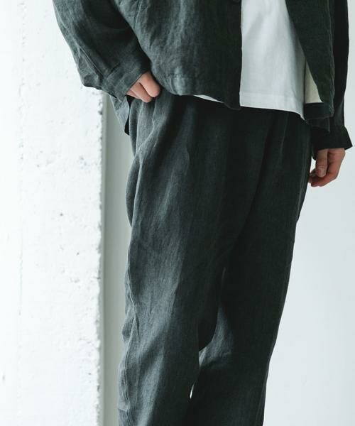 URBAN RESEARCH DOORS / アーバンリサーチ ドアーズ その他パンツ | シルケットリネン イージートラウザー（スミクロ）