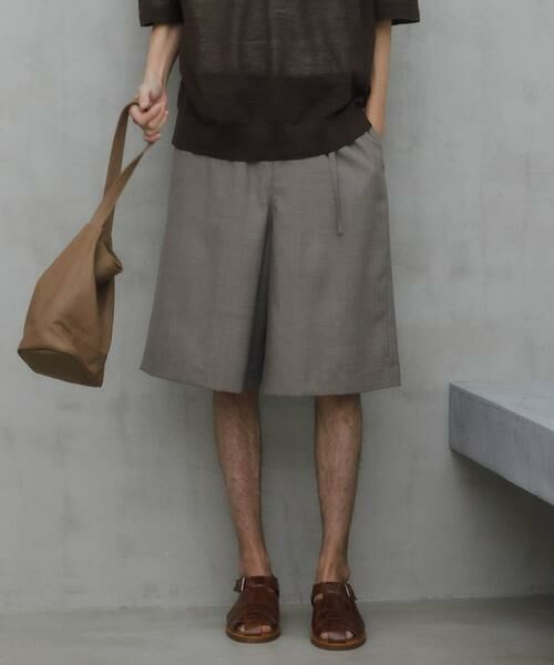 URBAN RESEARCH DOORS / アーバンリサーチ ドアーズ ショート・ハーフ・半端丈パンツ | T/W Tropical Wide Shorts | 詳細1