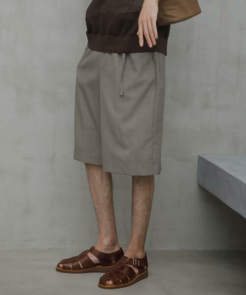 URBAN RESEARCH DOORS / アーバンリサーチ ドアーズ ショート・ハーフ・半端丈パンツ | T/W Tropical Wide Shorts | 詳細2