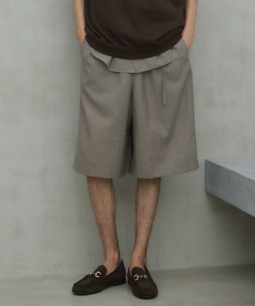 URBAN RESEARCH DOORS / アーバンリサーチ ドアーズ ショート・ハーフ・半端丈パンツ | T/W Tropical Wide Shorts | 詳細3