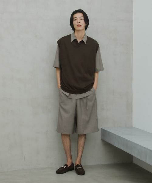 URBAN RESEARCH DOORS / アーバンリサーチ ドアーズ ショート・ハーフ・半端丈パンツ | T/W Tropical Wide Shorts | 詳細4