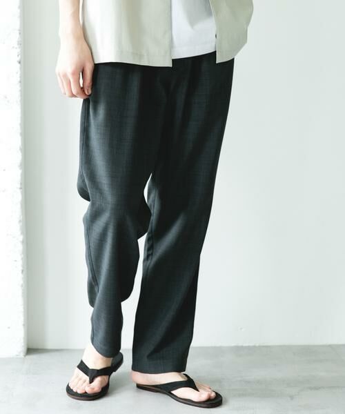 URBAN RESEARCH DOORS / アーバンリサーチ ドアーズ その他パンツ | リネンライクイージートラウザー | 詳細4