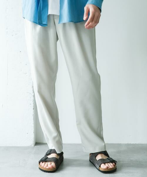 URBAN RESEARCH DOORS / アーバンリサーチ ドアーズ その他パンツ | リネンライクイージートラウザー | 詳細19