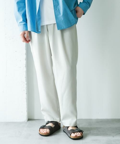 URBAN RESEARCH DOORS / アーバンリサーチ ドアーズ その他パンツ | リネンライクイージートラウザー | 詳細20