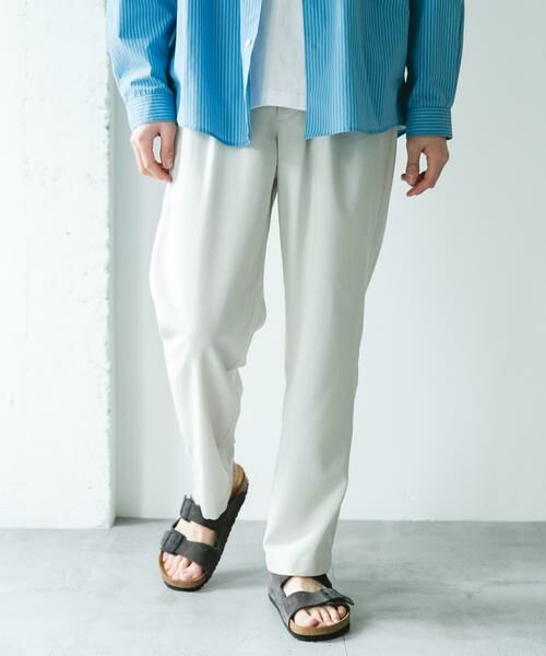 URBAN RESEARCH DOORS / アーバンリサーチ ドアーズ その他パンツ | リネンライクイージートラウザー | 詳細23